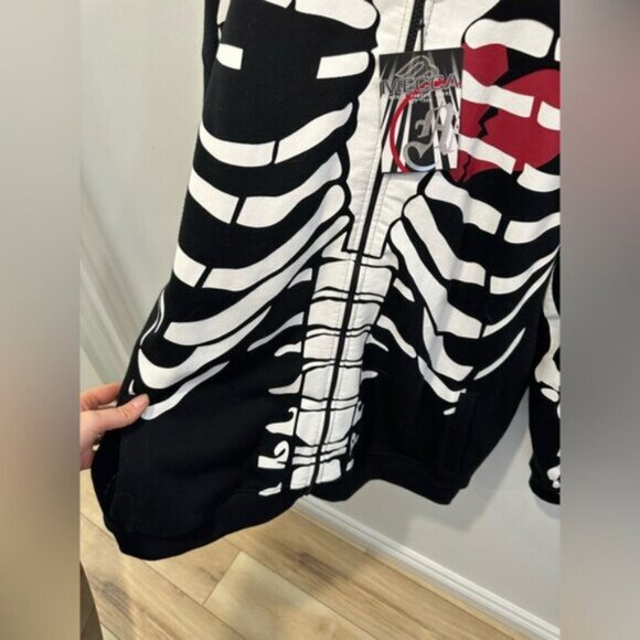 NWT- ‼️RARE‼️ MECCA 2000s SKULL HOODIE - Picture 6 of 9